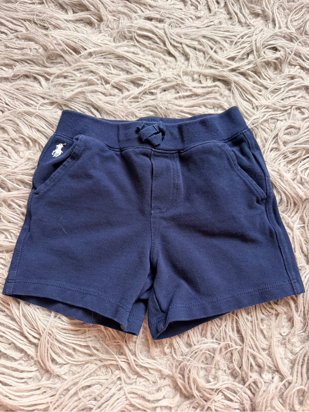 Polo by Ralph Lauren Boys Navy Pull-On Shorts